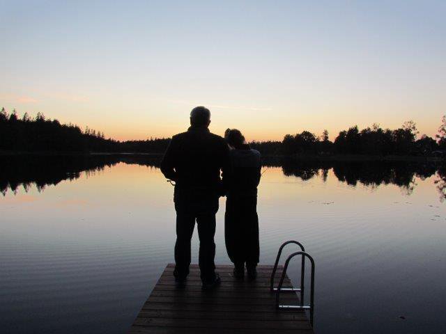 evening at the lake